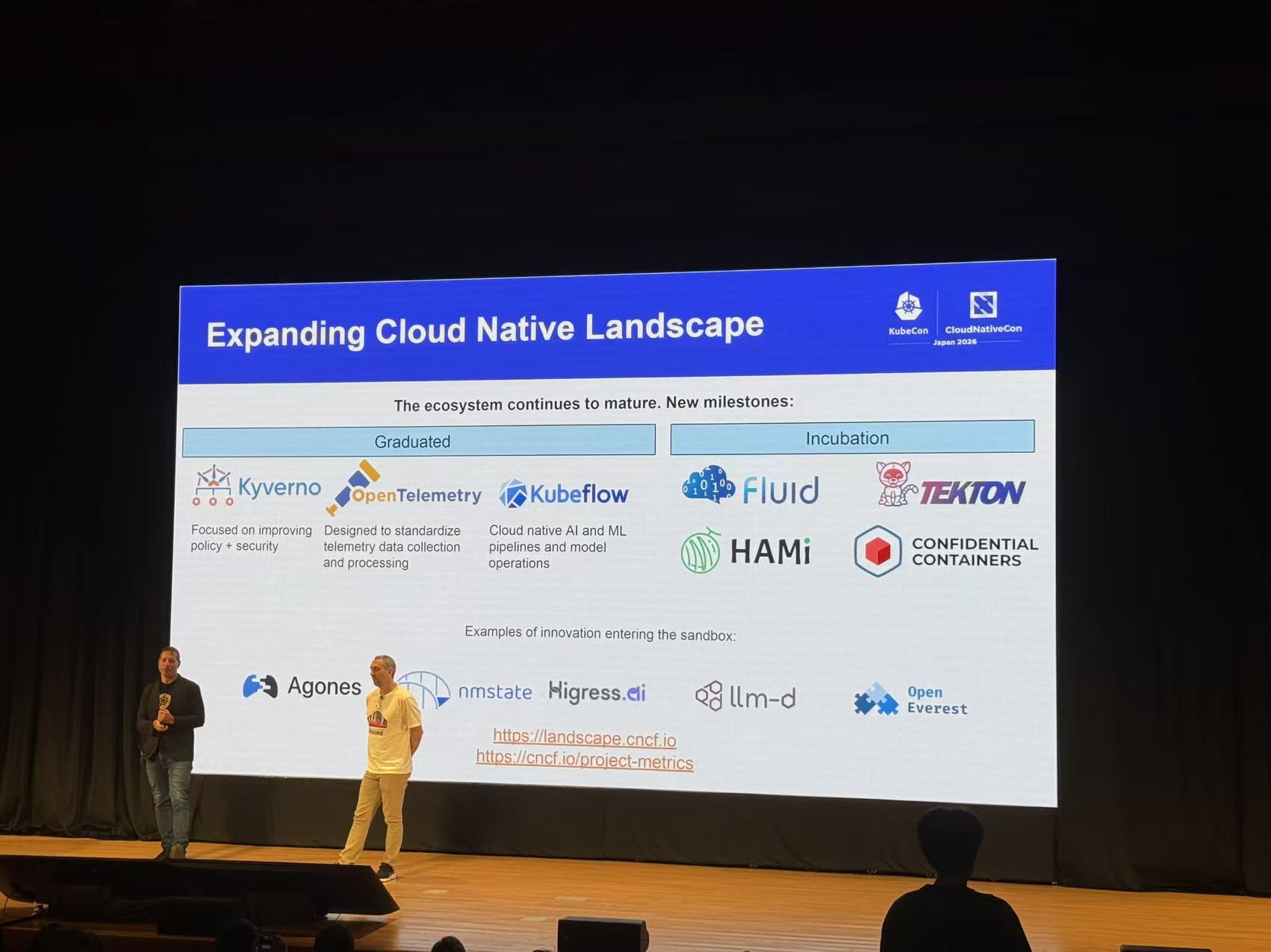 HAMi appeared in the keynote slides of Chris Aniszczyk and Jonathan Bryce at KubeCon Japan 2026